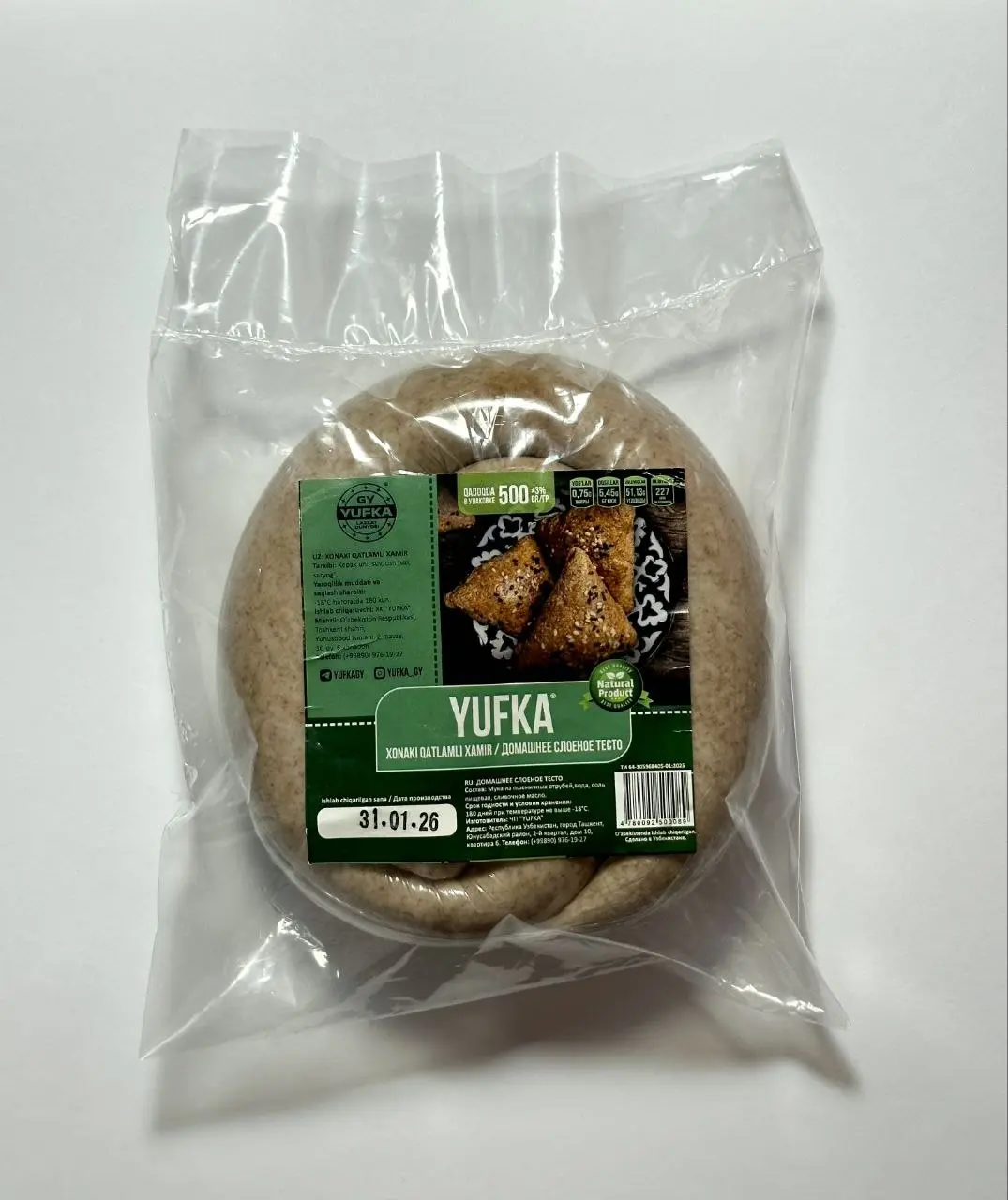YUFKA KEPAKLI QATLAMA XAMIR